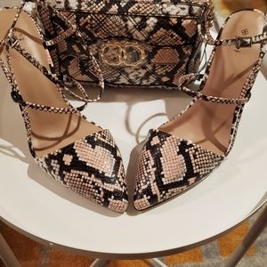 Call It Spring Crocea shoes and matching bag